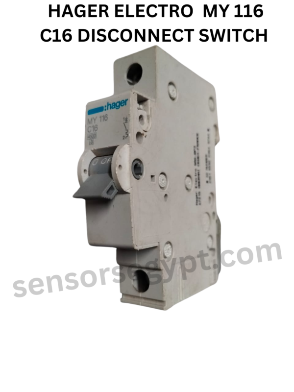 HAGER ELECTRO MY 116 C16 DISCONNECT SWITCH