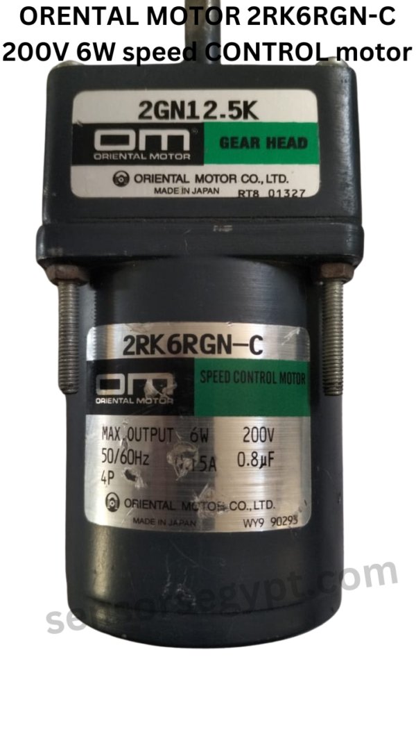 ORENTAL MOTOR 2RK6RGN-C 200V 6W speed CONTROL motor