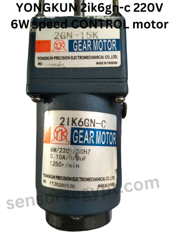 YONGKUN 2ik6gn-c 220V 6W speed CONTROL motor